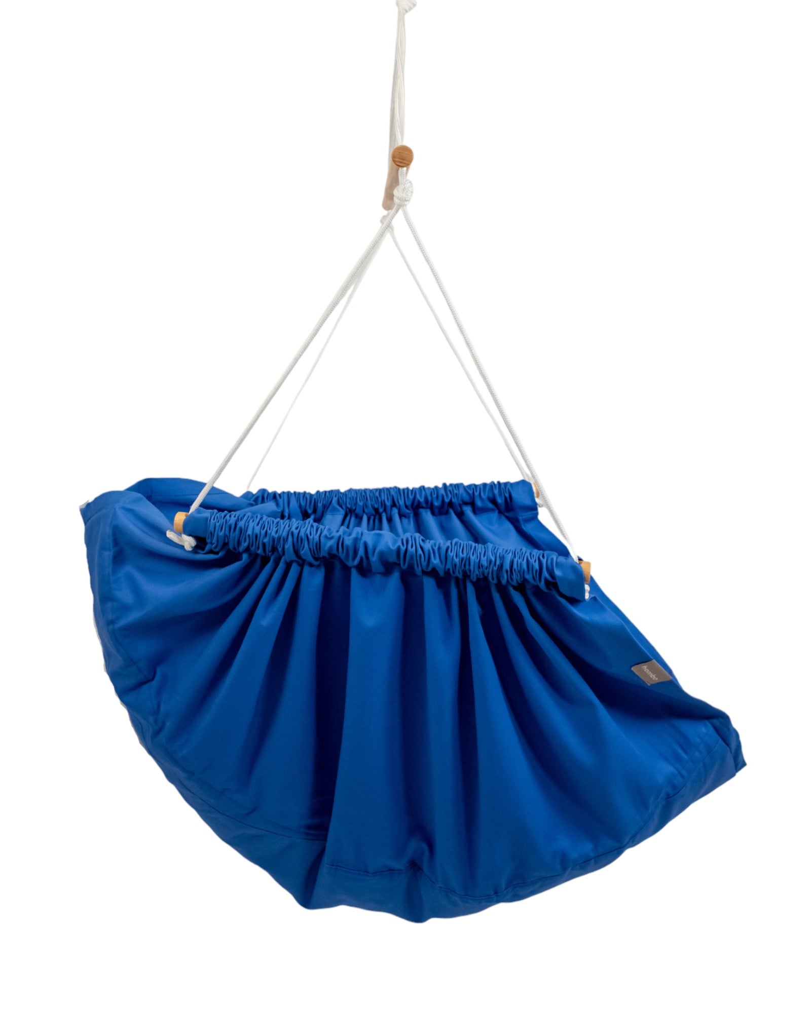 homba® zen hanging chair cotton blue